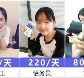 广安关于斗米兼职上的模特雇用的信息