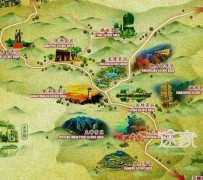广安景点地图(长沙景点地图)